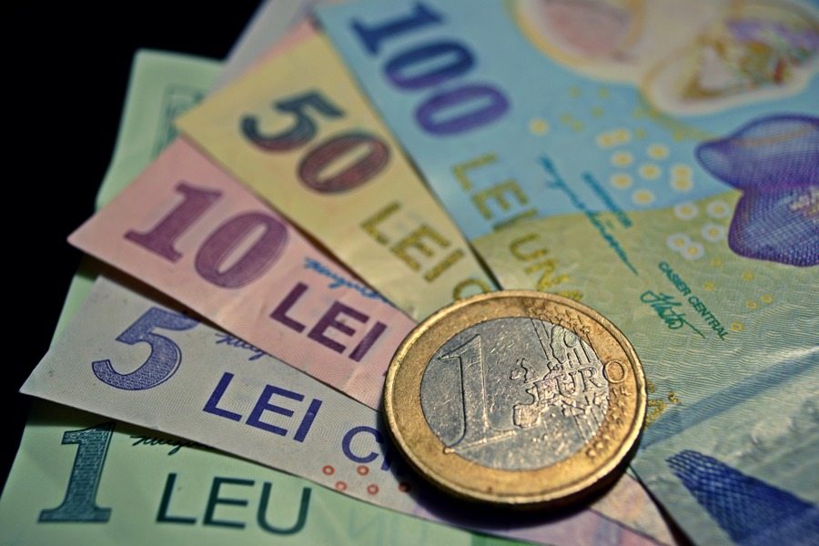 leu-lei-moneda-euro-bani-curs-valutar-getty